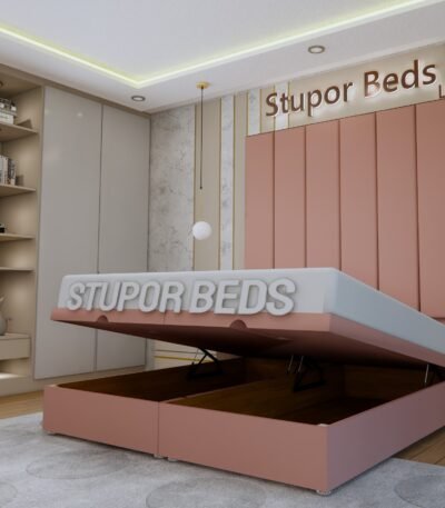 King Size Divan Bed with Headboard