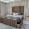 DIWAN BED-6 MINK DARK