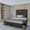 DIWAN BED-8 GREY