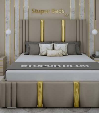 Gold Strip Bed