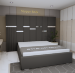 Silvana Strip Panel Bed - Image 3
