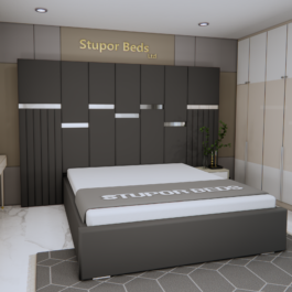 Silvana Strip Panel Bed