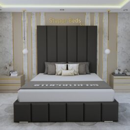 Reina Queen Velvet Bed