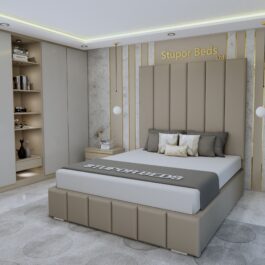 Reina Queen Velvet Bed