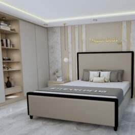 Paloma Border Velvet Bed