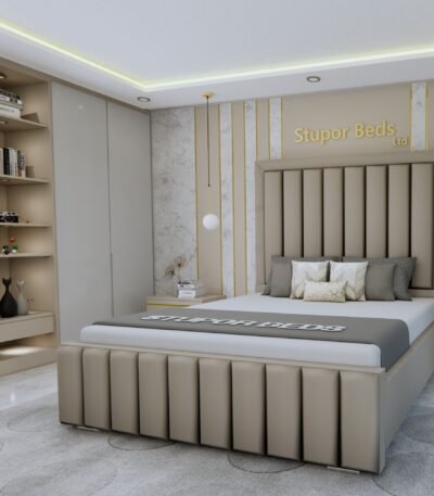 crushed velvet bed