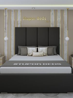 black velvet bed