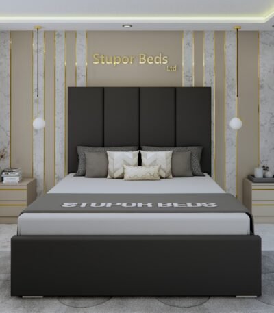 black velvet bed