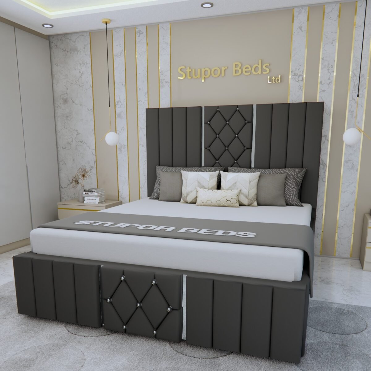 Florencia Strip Bed - Image 3