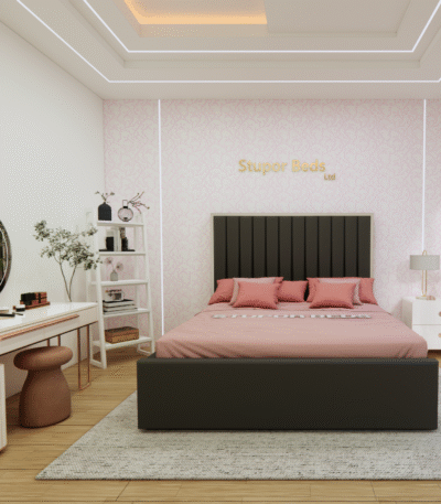 fabric king size bed​