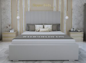 Izel Velvet Line Bed