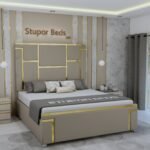 Mink Fabric Strip Bed