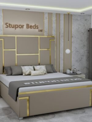 Mink Fabric Strip Bed