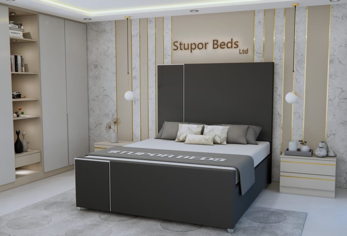 Luisa Velvet Bed - Image 4