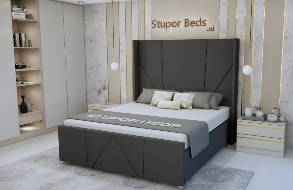 Olivia Velvet Bed - Image 4