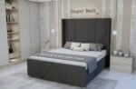 Olivia Velvet Bed - Image 4