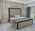 Marta Border Velvet Bed - Image 3