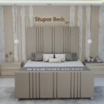 Teal Velvet Bed