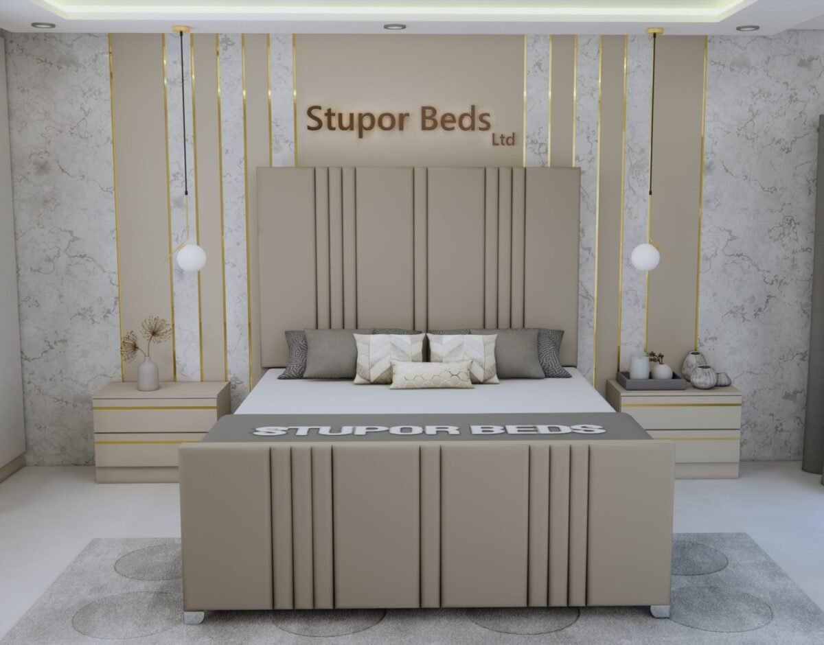 Teal Velvet Bed