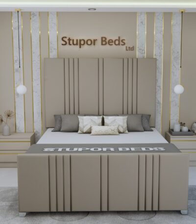 Teal Velvet Bed