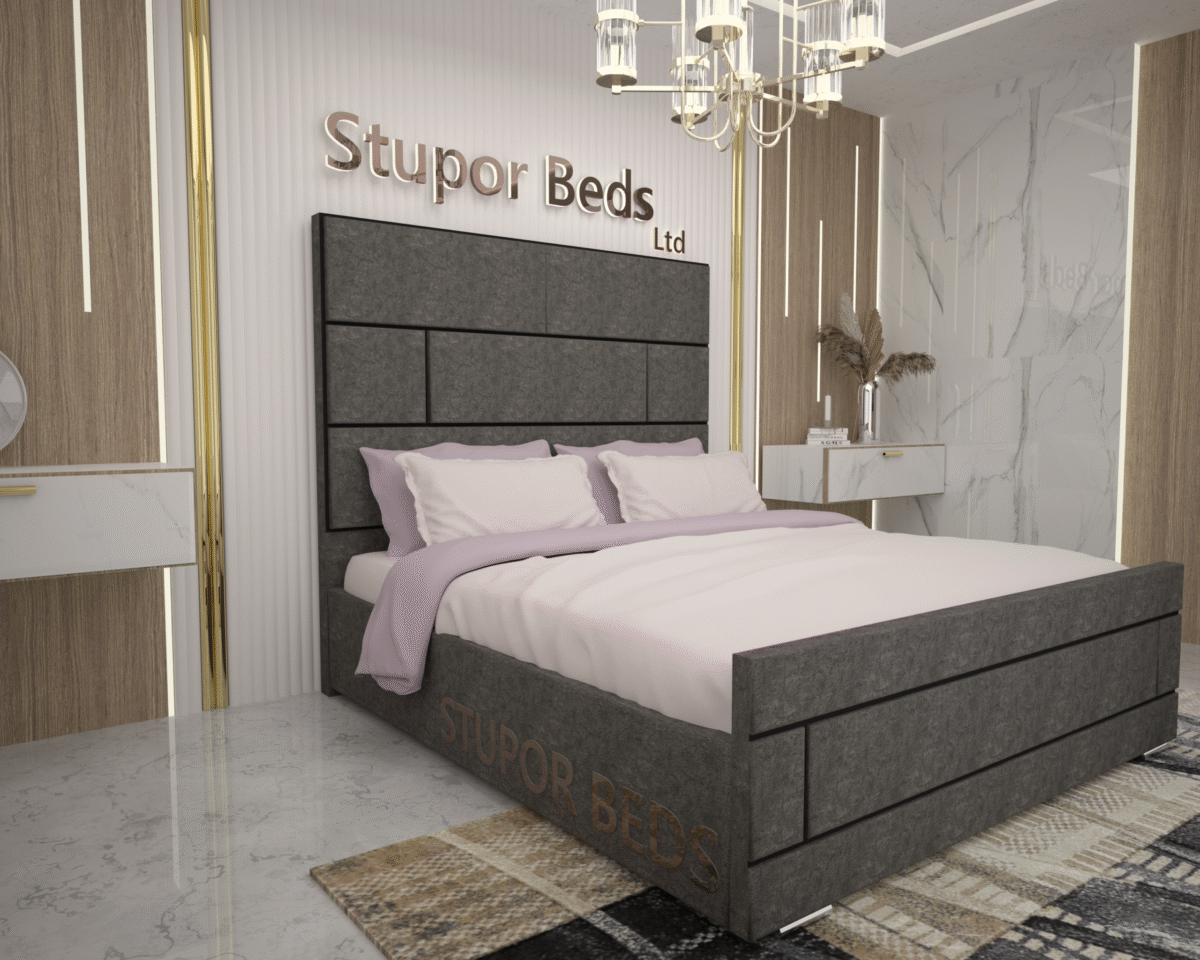 Mia Velvet Bed - Image 3