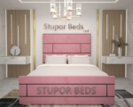 Teddy Cream Velvet Bed