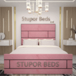 Teddy Cream Velvet Bed