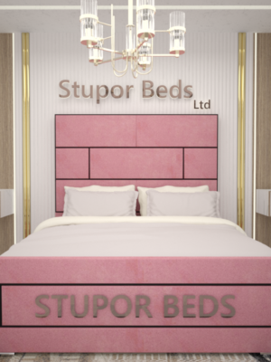 Teddy Cream Velvet Bed