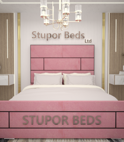 Teddy Cream Velvet Bed