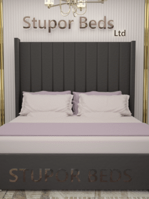White Velvet Bed