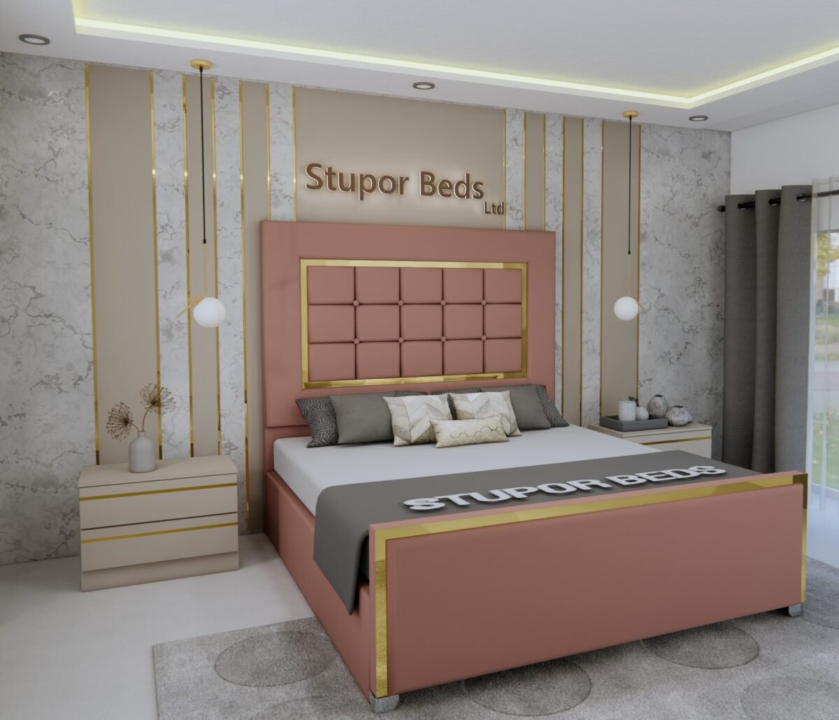 Yolanda Strip Bed - Image 2