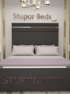 Cream Headboard Bed