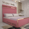 NORMAL BASE BED-41 PLUSH PINK