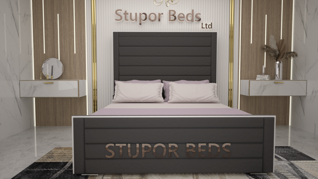 Red Velvet Bed