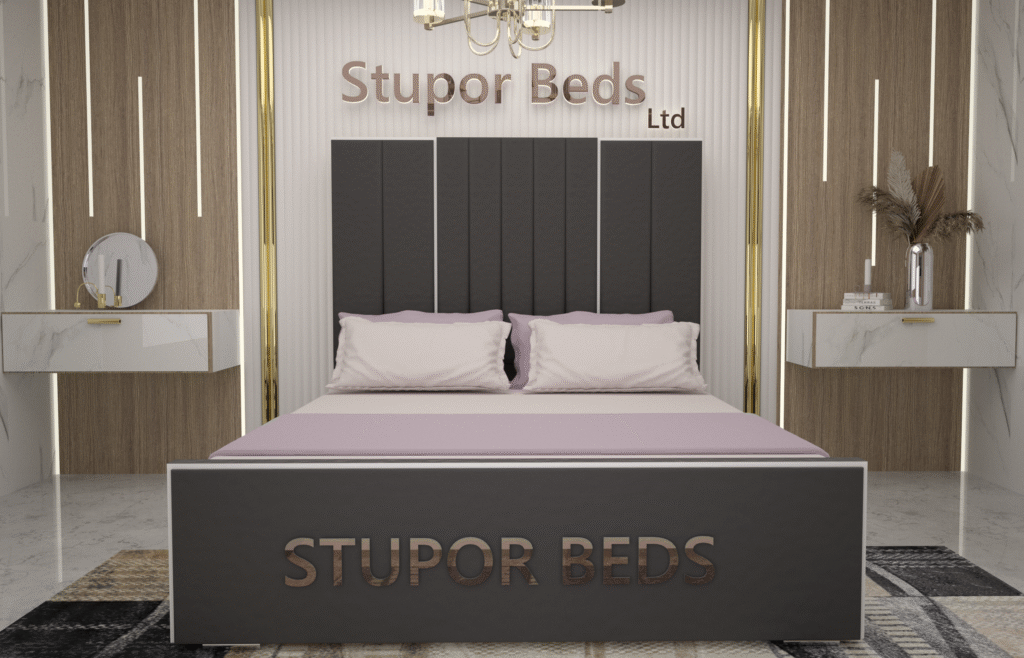 Purple Velvet bed