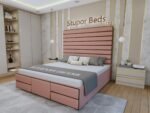 Mila Velvet Bed - Image 3