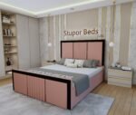 Jasfina Velvet Bed - Image 3