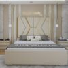 NORMAL BASE BED-59 CREAM bed bases with storage
