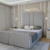 NORMAL BASE BED-60 SILVER premium bed