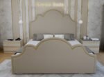 Romina Velvet Bed - Image 3