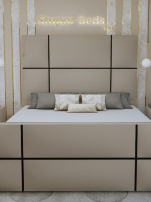 crushed velvet king size bed​