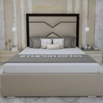 single crushed velvet bed