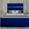 fabric single bed