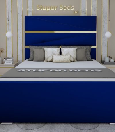 fabric single bed