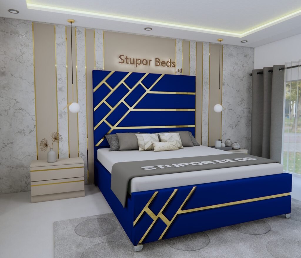 Strip ottoman bed
