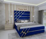Strip ottoman bed