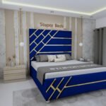 Strip ottoman bed