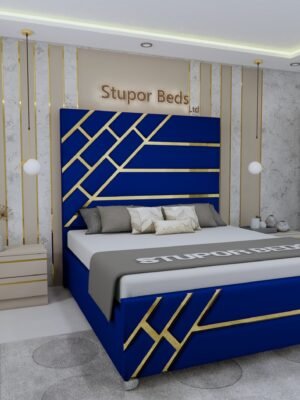 Strip ottoman bed