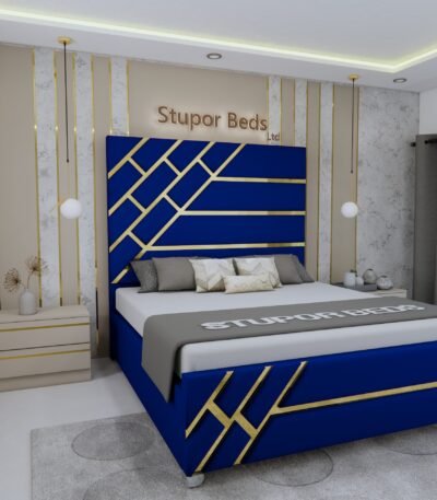 Strip ottoman bed