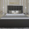 NORMAL BASE BED-80 GREY aberdeen Bed